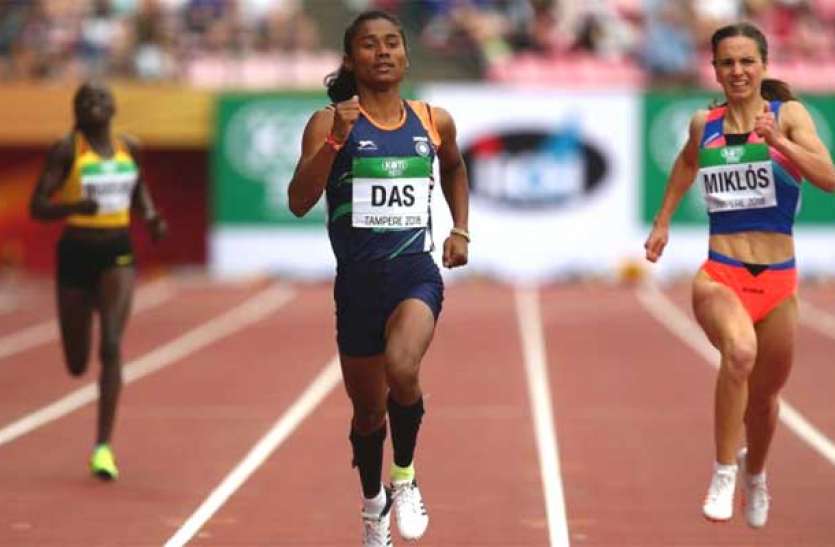 El gobierno de Assam nombró a Hima Das como DSP