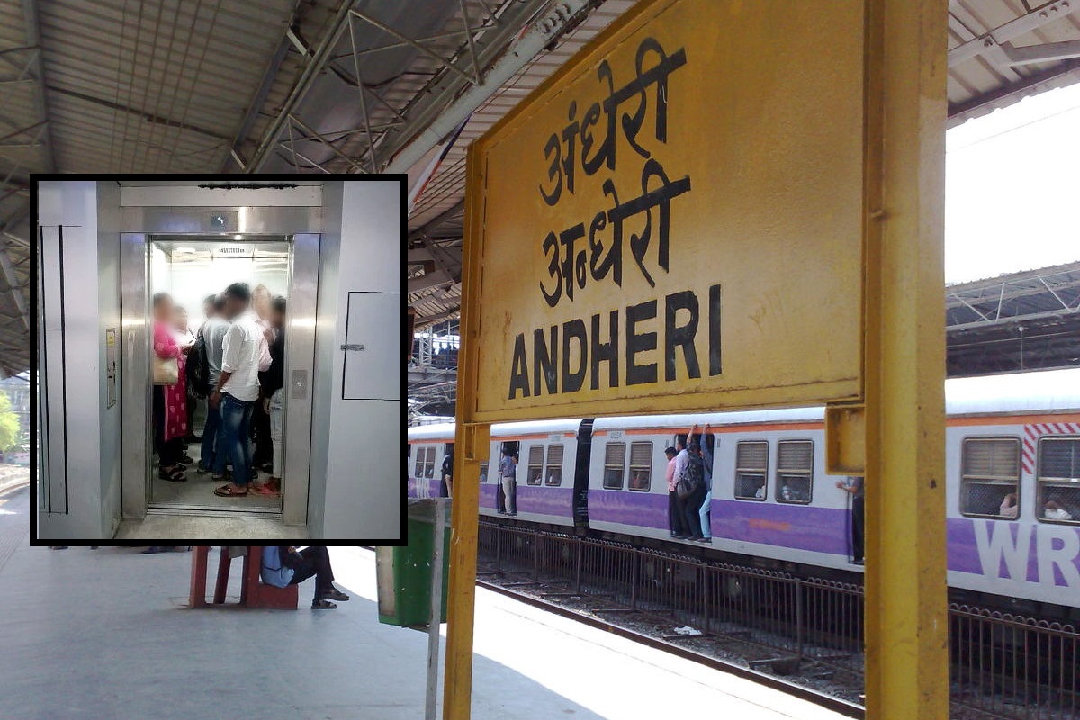 Mumbai News 18 People Trapped In Andheri Station Lift Rescued Pregnant