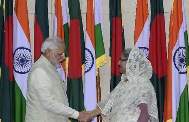 Narendra Modi-Sheikh Hasina 
