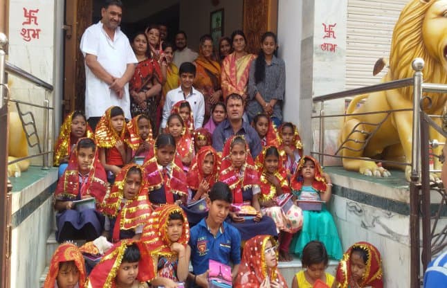 51 girls had feast on secret Navratri