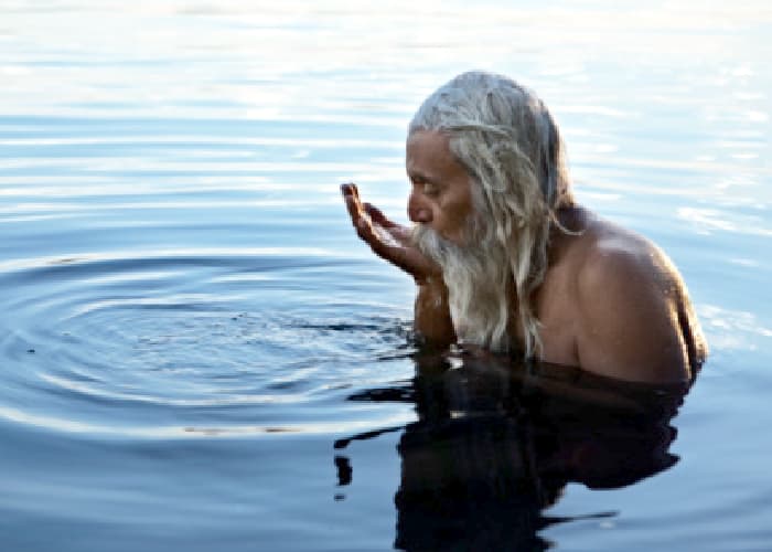 Narmada bath