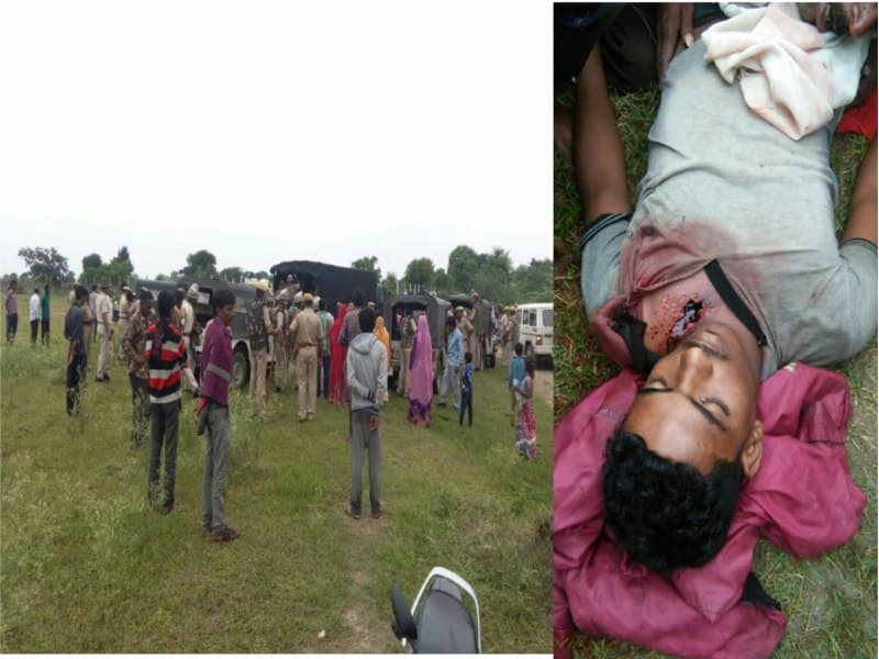 one dead in firing at karanpur village udaipur