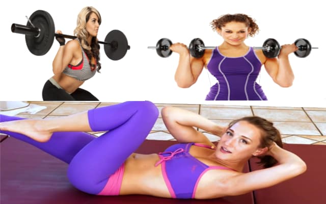 light-workouts-make-women-easily-at-home