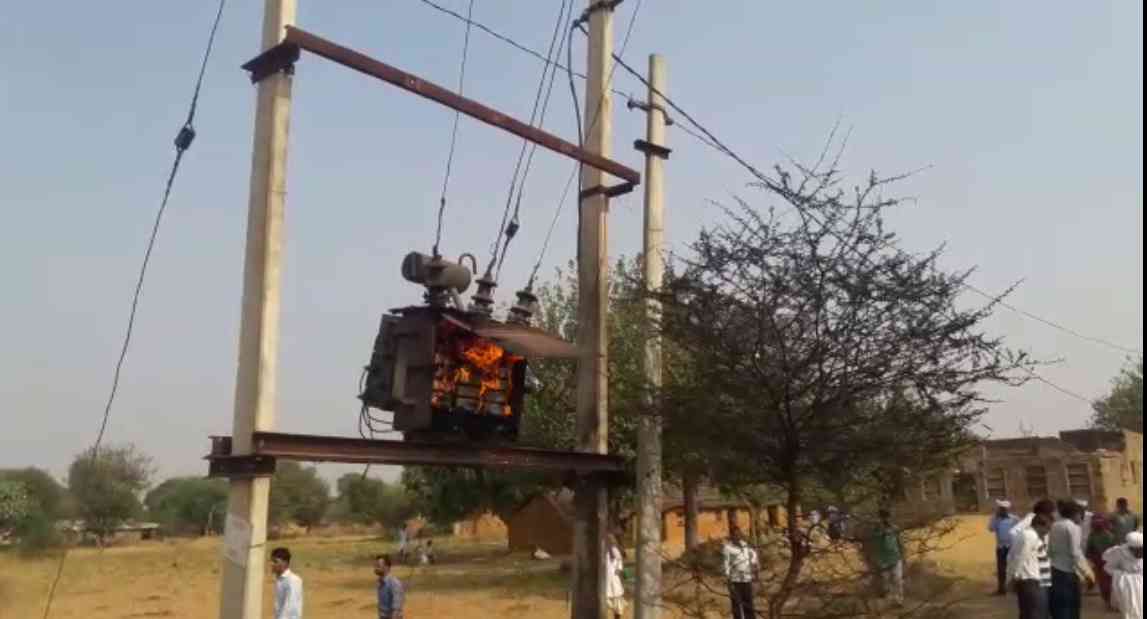 transformer burst in Khatolai