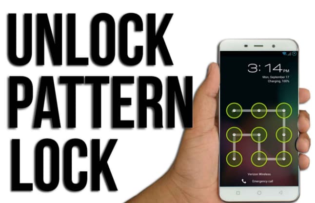 Mobile Phone pattern lock