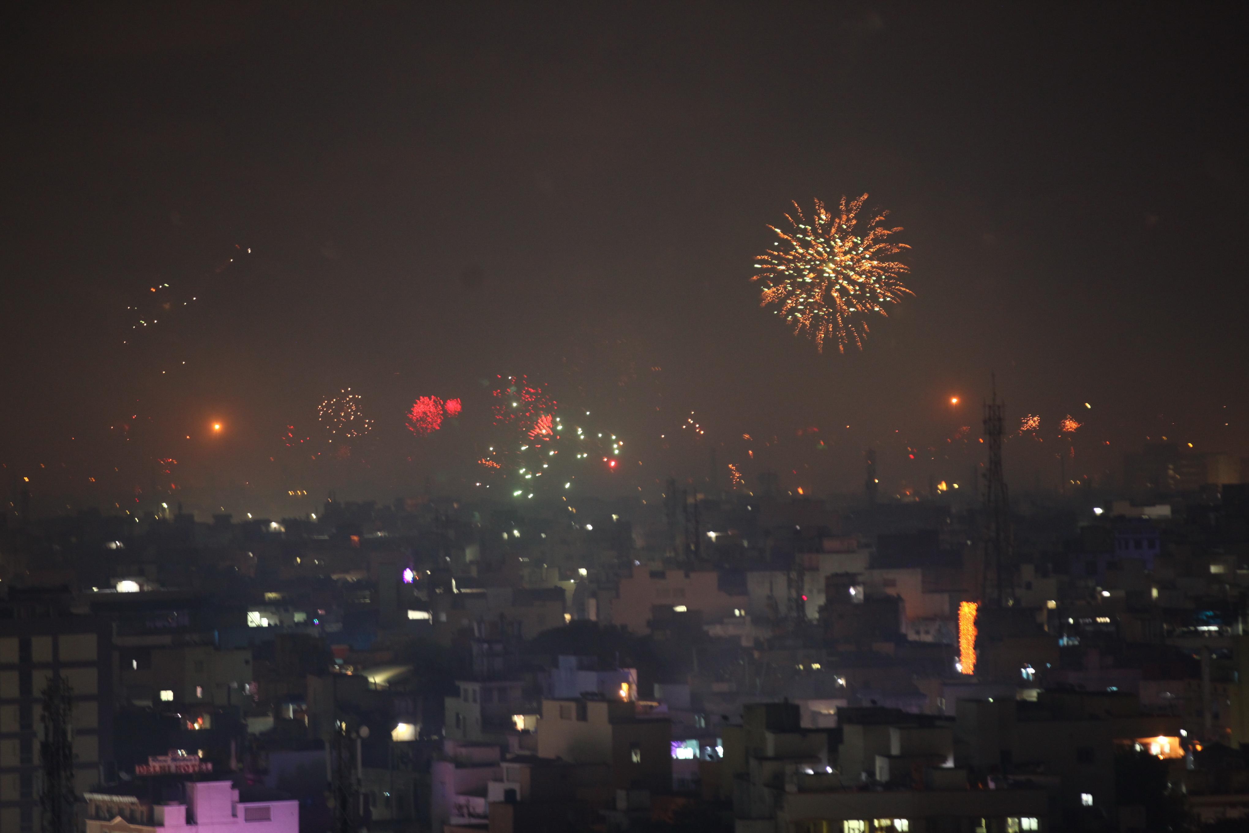 Pollution level reduced in Chennai, Diwali celebrated