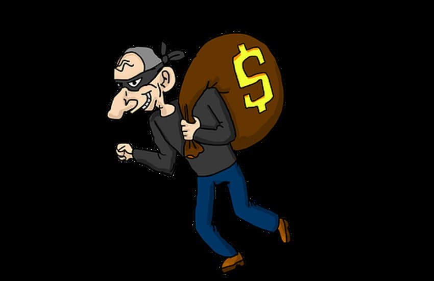 thief thieft in Finance company