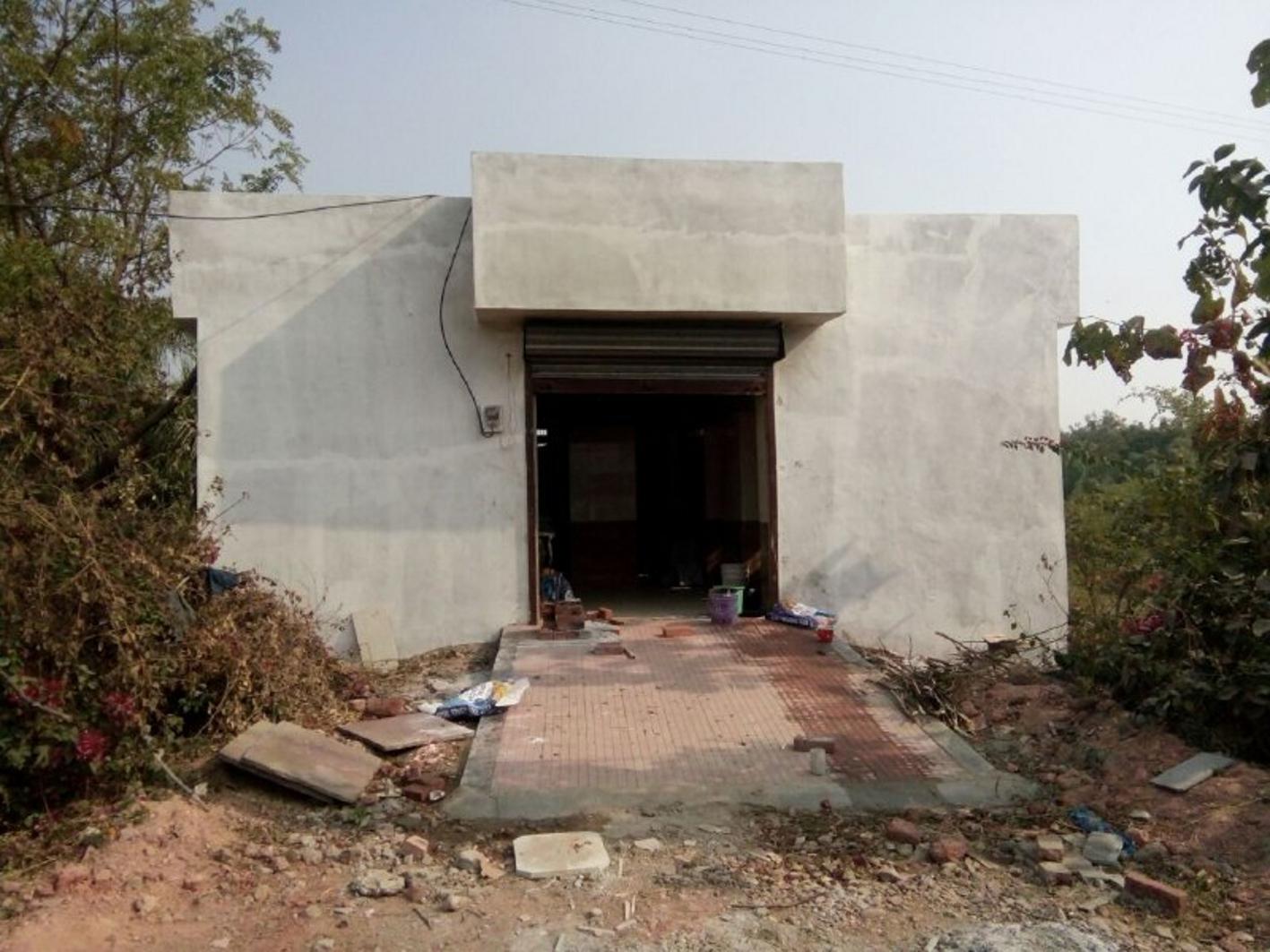 Incomplete work of public toilets