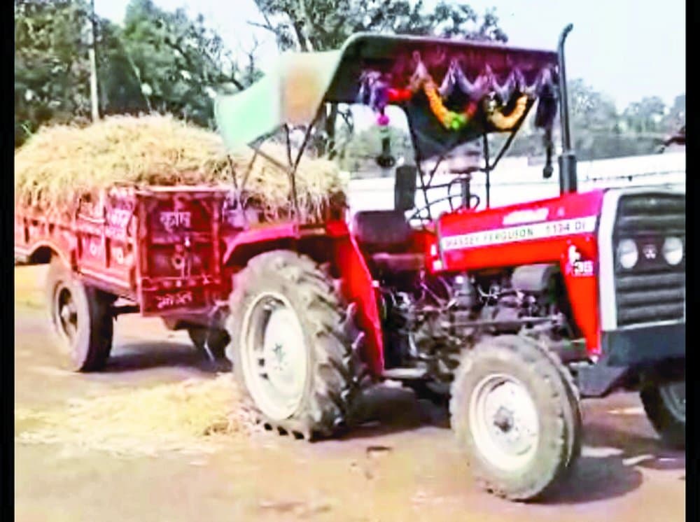 Tractor killed innocent death in satna
