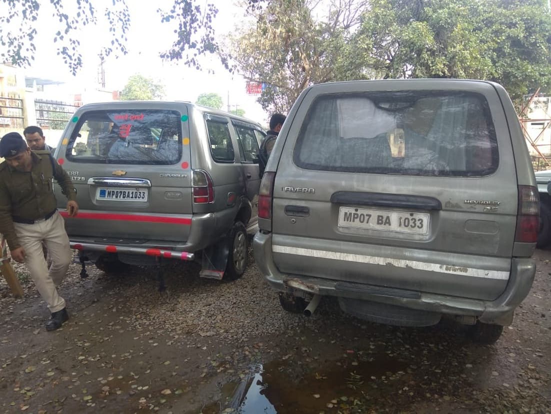 two, cars, same number, cheating, case, bhind news, bhind news in hindi, bhind news in hindi mp
