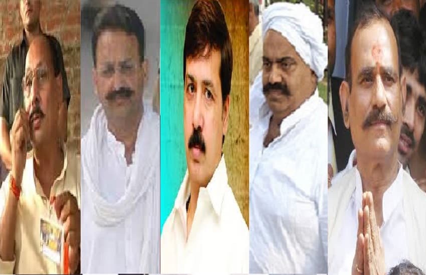 Dhananjay Singh, Mukhtar Ansari, Vijay Mishra, Ramakant Yadav and Atiq Ahmed