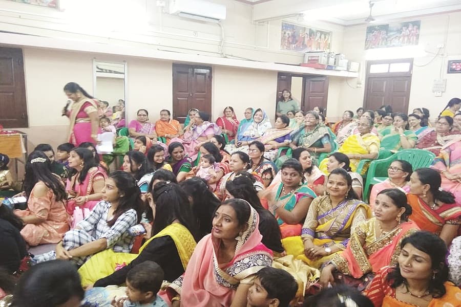 राजस्थानी महिला मंडल का गणगौर का सिंजारा