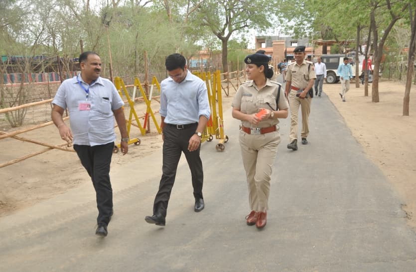 Inspection at College PG Barmer 