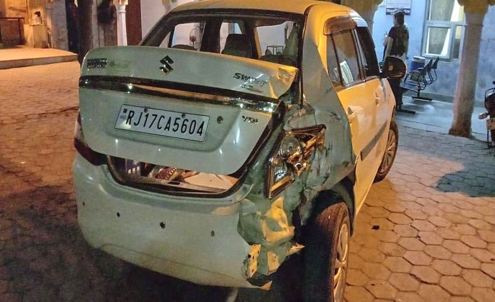 drunk truck driver hit 6 vehicles in kota late night