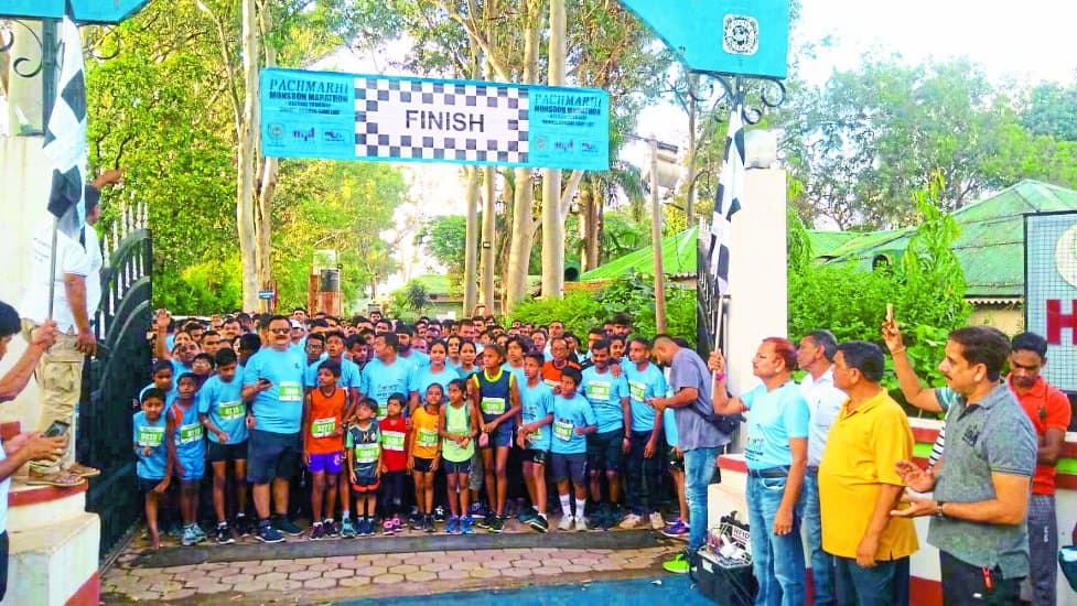 marathon race in hill station piprya