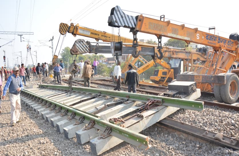 doubling work in railway