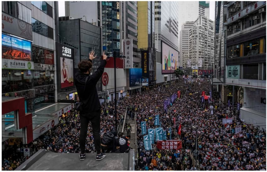 Protest in Hong Kong