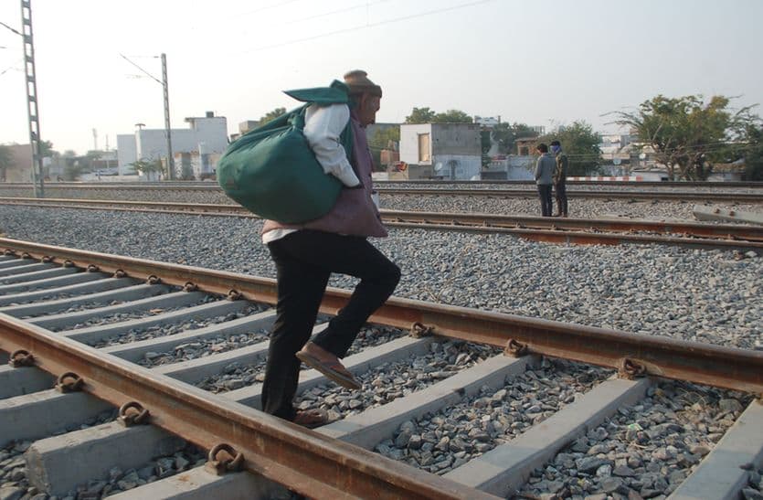 Railway Track various accident on line