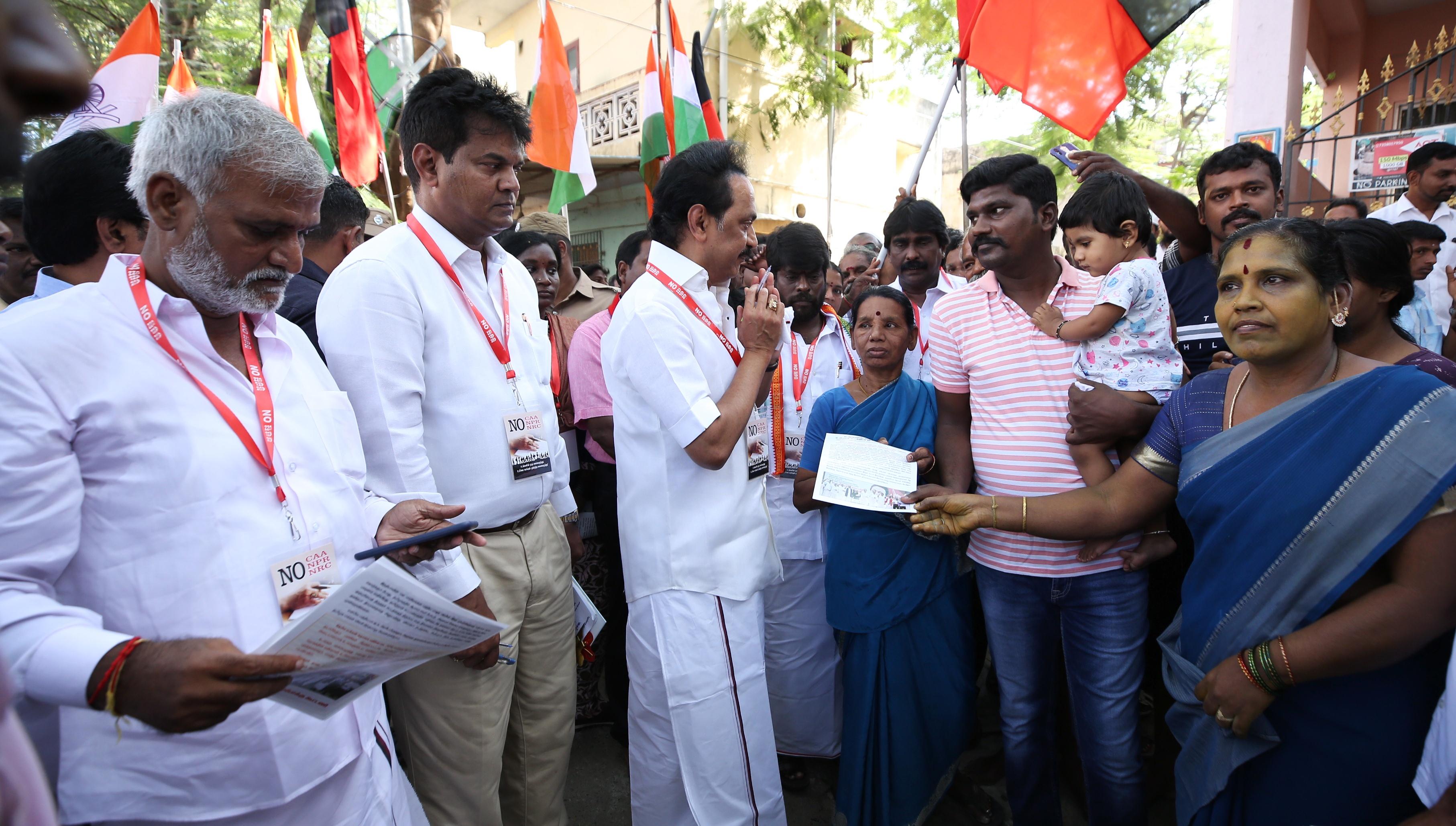 तमिलनाडु में एनपीआर को मंजूरी देकर लोगों के गुस्से को ना भड़काएं: स्टालिन