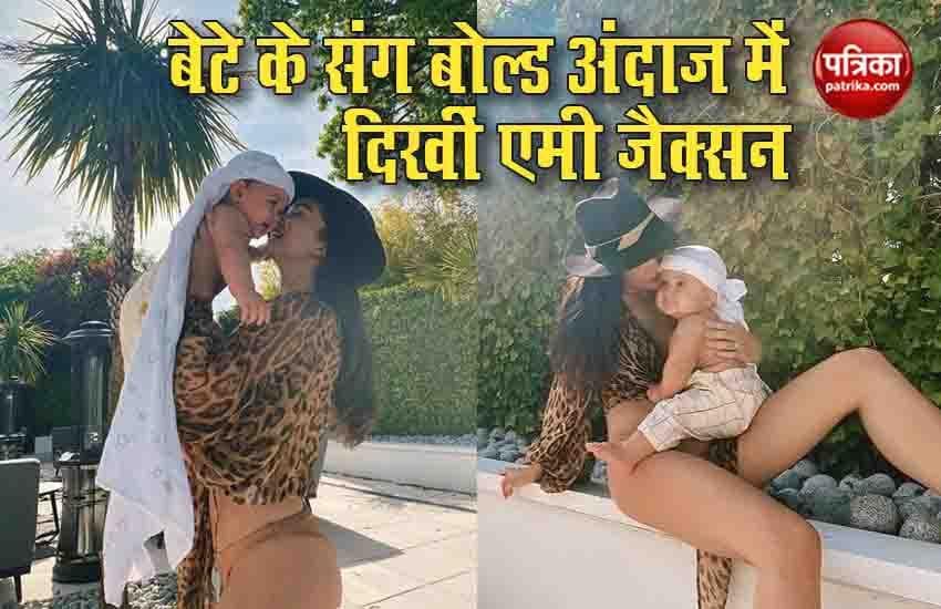  Amy Jackson Celebrates First Mother's Day