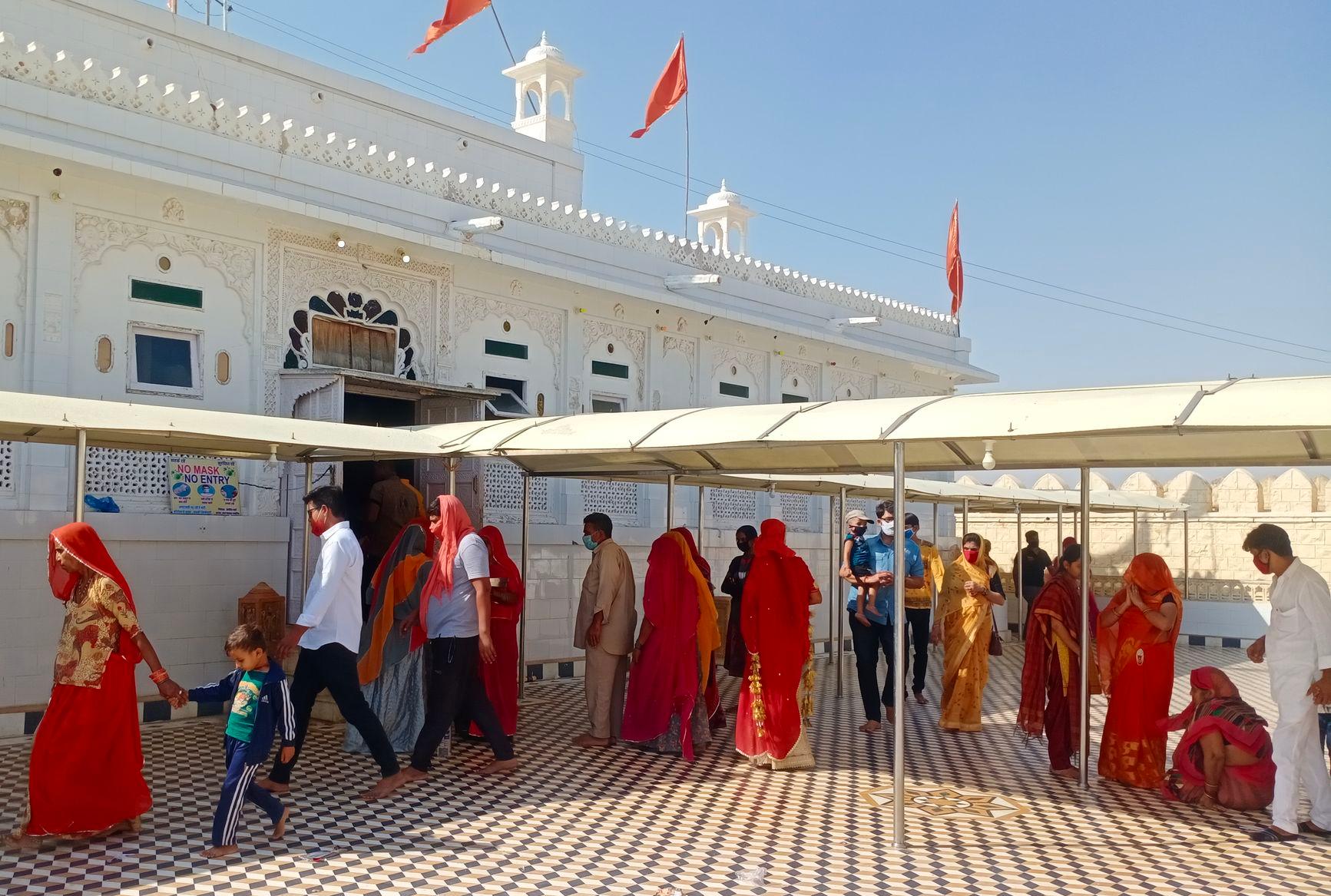 श्रीभादरियाराय मंदिर में सप्तमी के मौके पर मेला आयोजित
