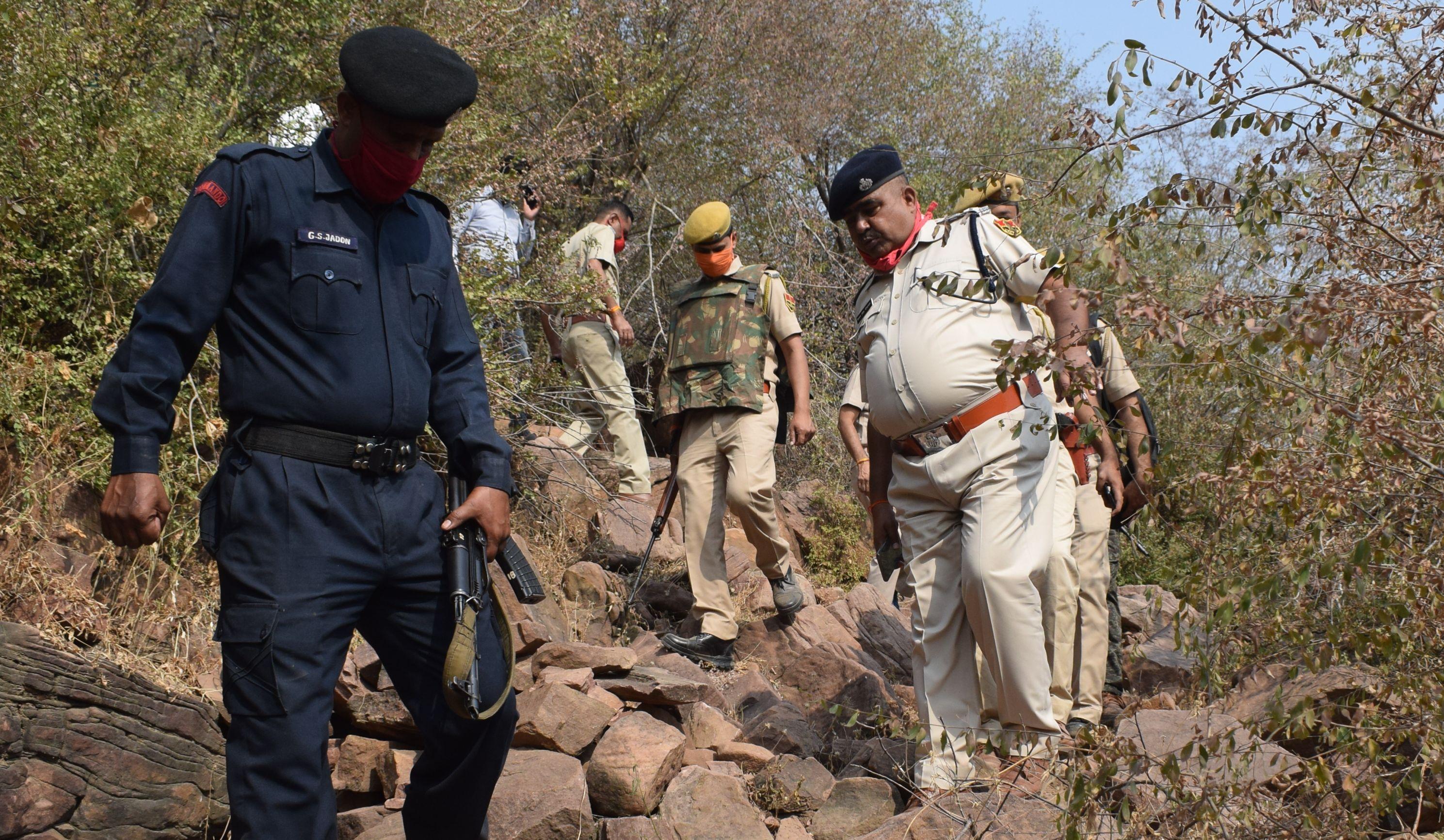  SP collects camp in Dang, search operation with about one and a quarter policemen