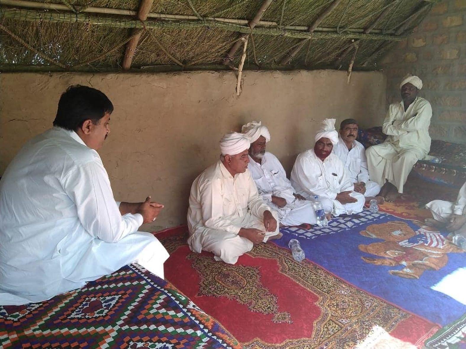 अल्पसंख्यक मामलात मंत्री शाले मोहम्मद ने जैसलमेर जिले के ग्राम्यांचलों का किया दौरा