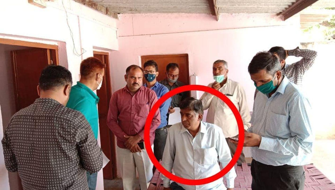 एक लाख रुपए रिश्वत लेते पंचायत समिति का जेटीए गिरफ्तार