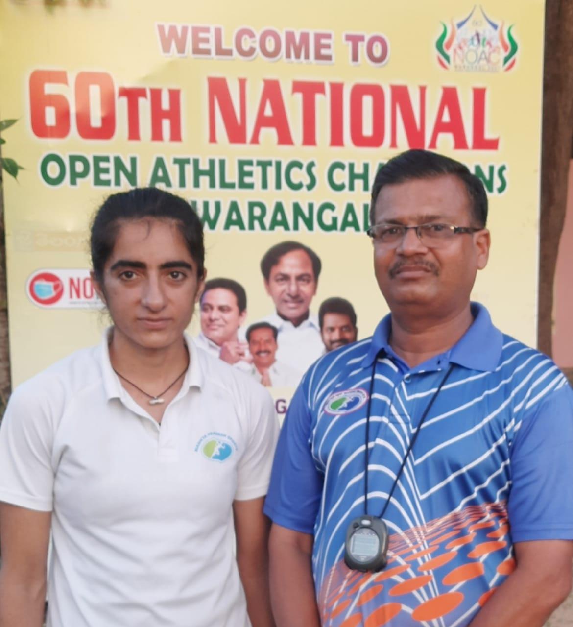 Diksha gave the Academy a medal for the first time in the Open Nationa