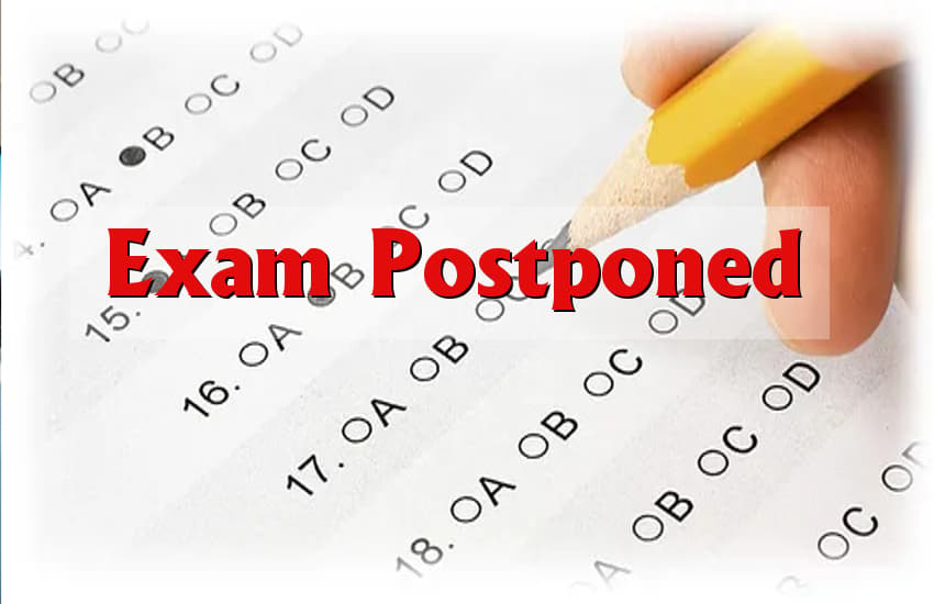 Exam Postponed