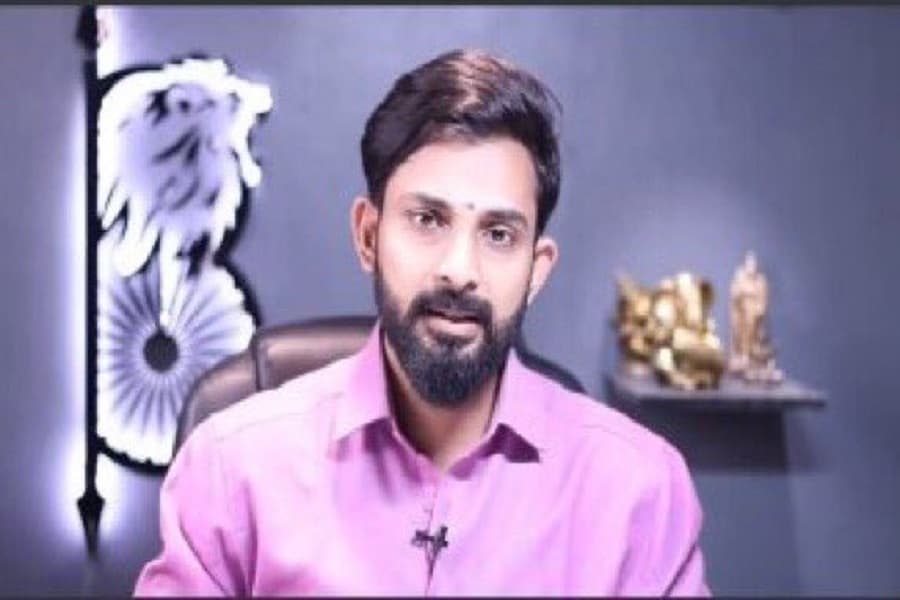 मंदिर के लिए अवैध वसूली के आरोप में तमिल यूट्यूबर कार्तिक गोपीनाथ गिरफ्तार