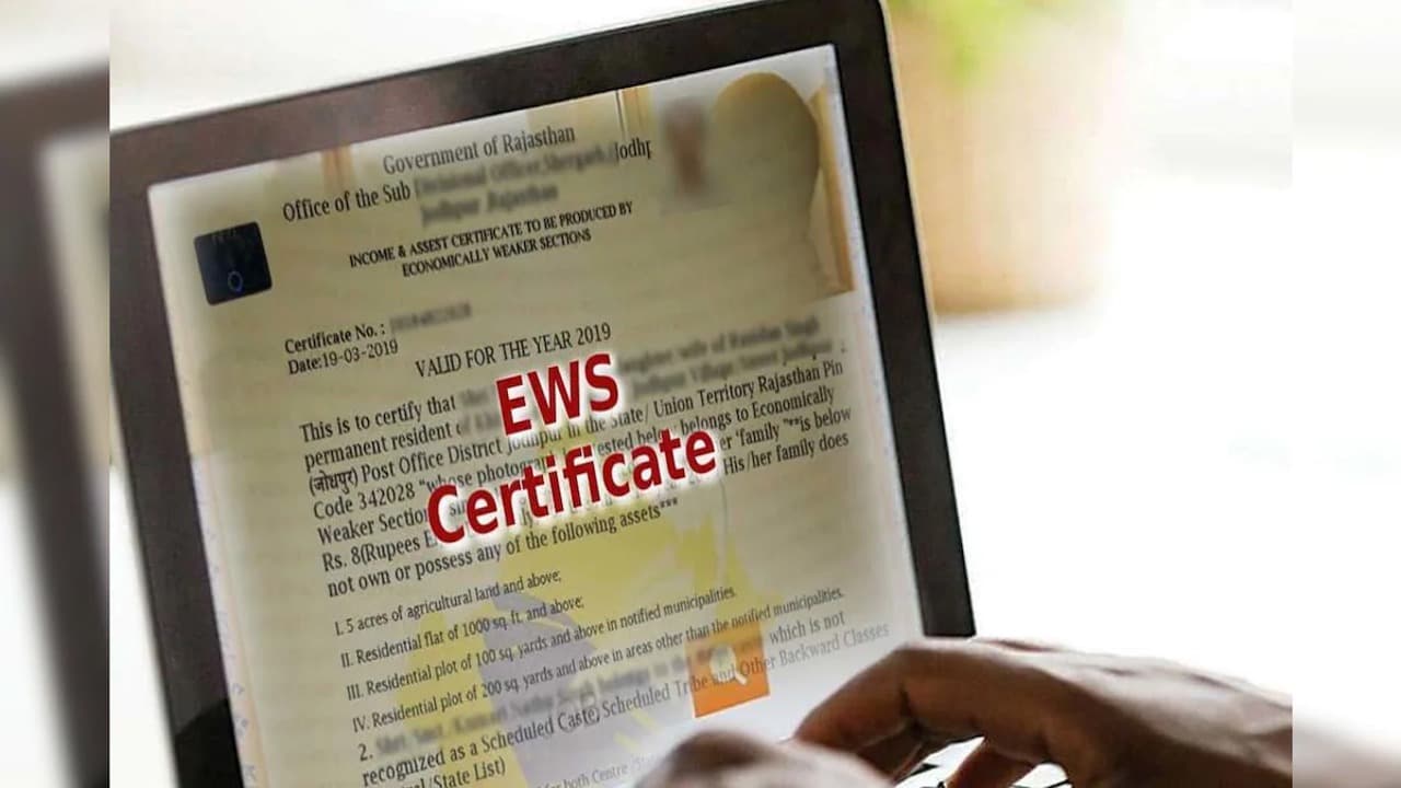 EWS Certificate will help to get job and how to apply online
