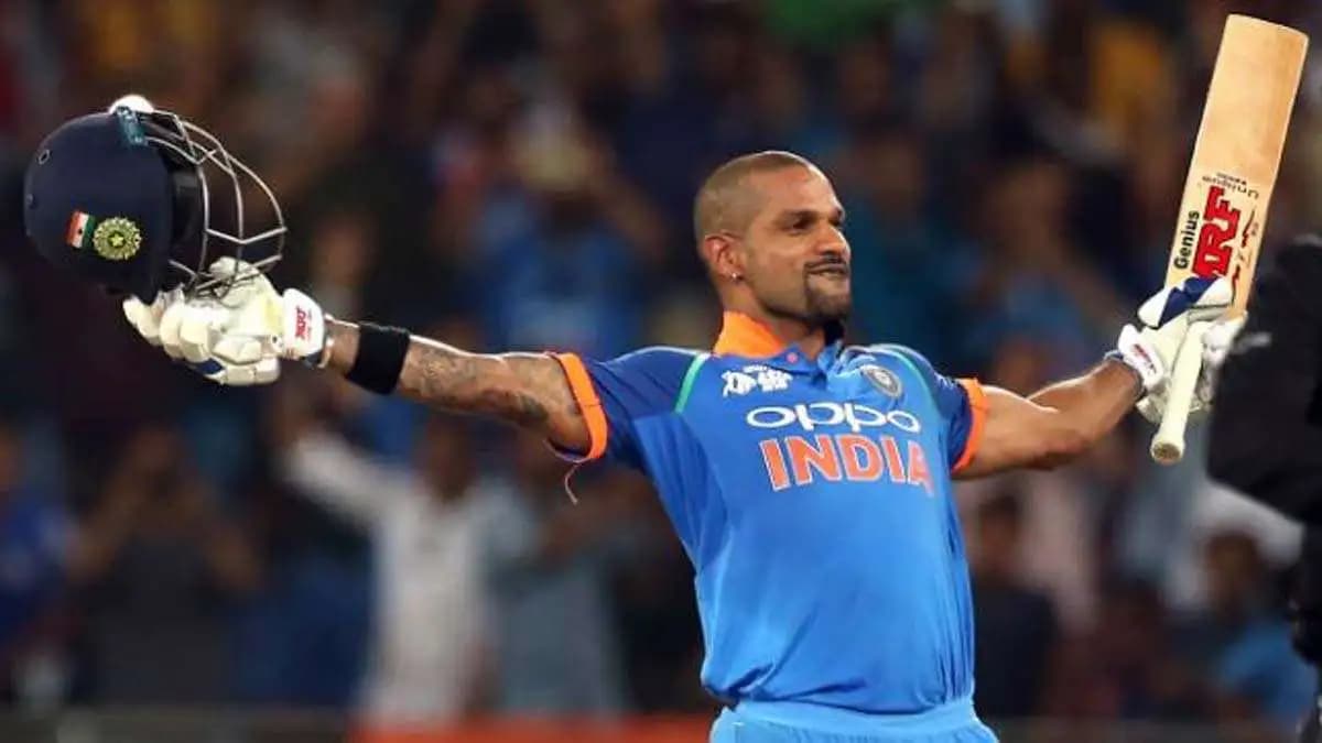 most runs for team india in odi as an opener Shikhar Dhawan zimvind