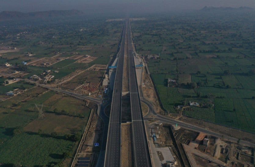 Lack Of Security Arrangements On Delhi-Mumbai Expressway In Alwar Rajasthan