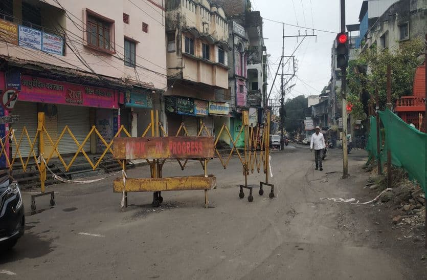 Indore News : नंदलालपुरा चौराहा-कबूतर खाना रोड बंद
