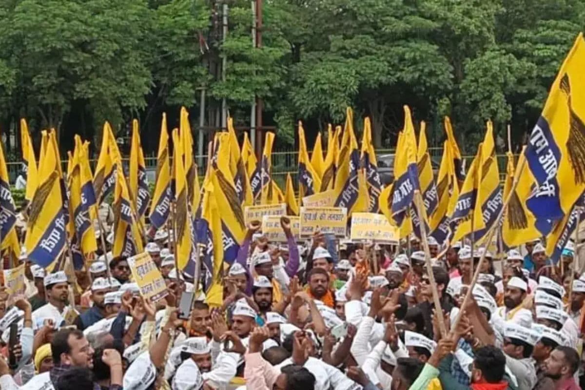  AAP got support from opposition parties, many leaders protested for Kejriwal's release