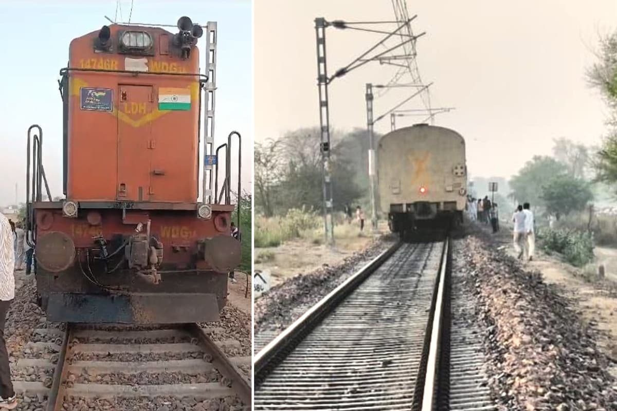 train power engine fail in rajasthan