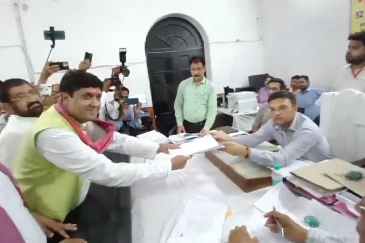 Congress candidate Ujjwal Raman Singh filed nomination papers
