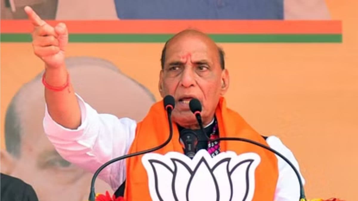 Rajnath Singh will fill his nomination today in presence of two Chief Ministers Yogi Adityanath and pushkar singh dhami