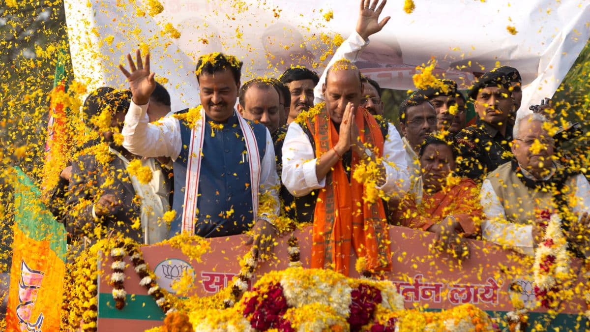Rajnath Singh will fill nomination form on Monday and will do road show with CM Yogi and Dhami