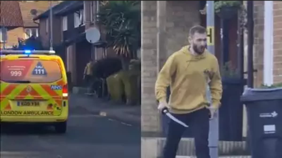 London man attacks multiple people with sword