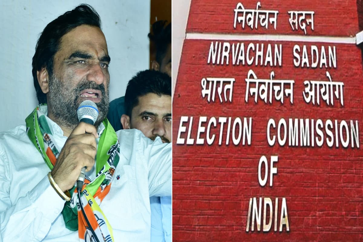 hanuman beniwal reacts on election commission of india