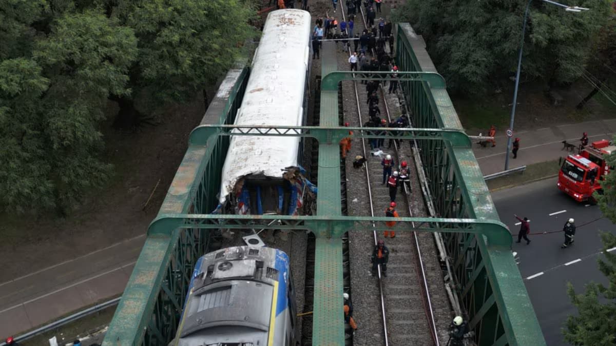 Train accident in Argentina