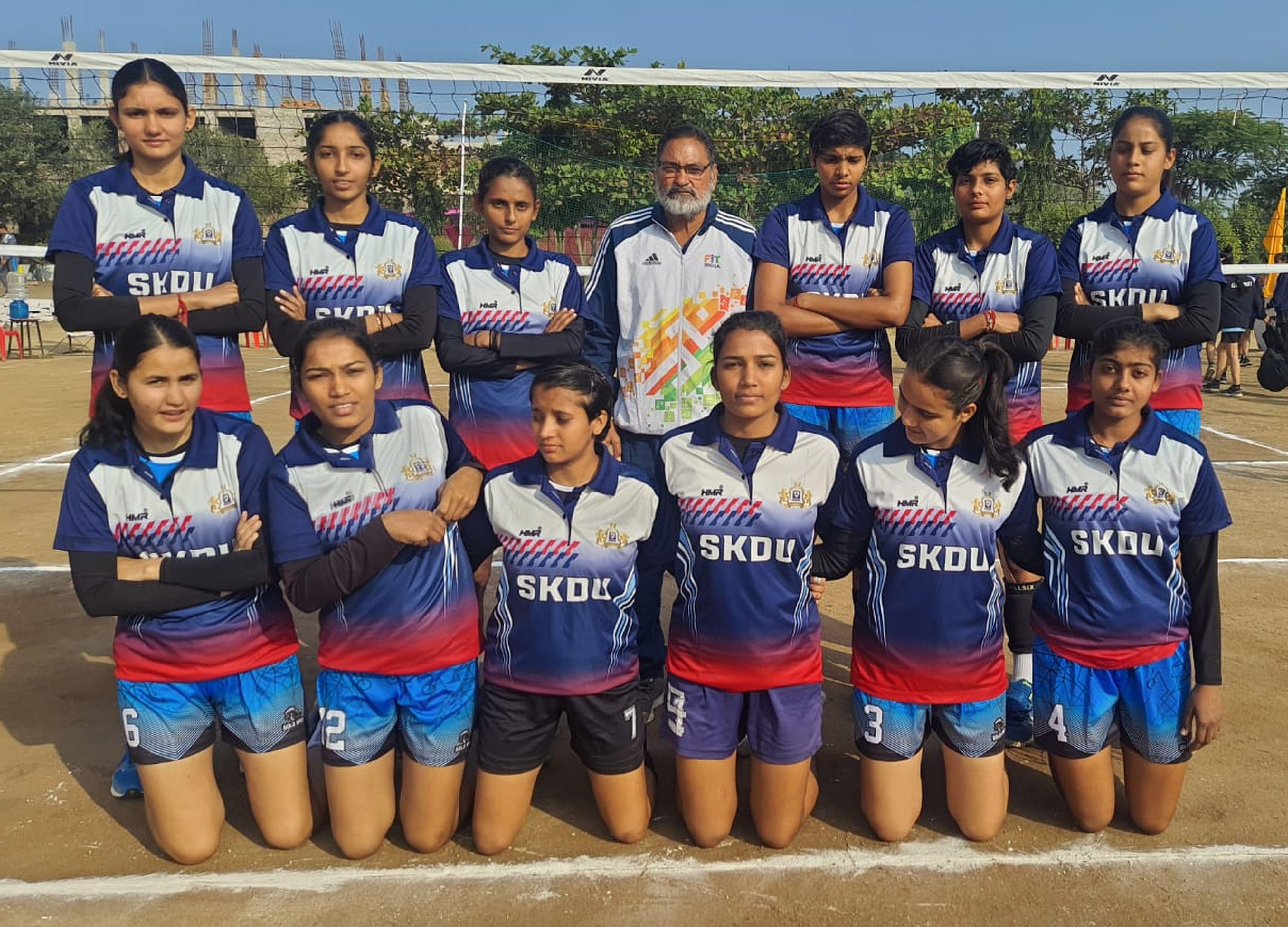 By defeating the players of SAI Center and Sports Academy, the girls of village Silwala Khurd of Hanumangarh made a place in the camp of the Indian volleyball team