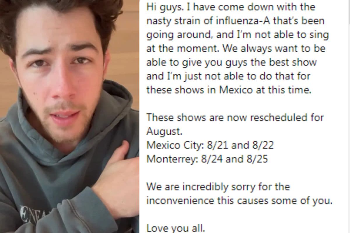 nick jonas apologizes to fans news