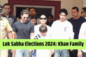 Lok Sabha Elections 2024: फैमिली के साथ पोलिंग बूथ पर पहुंचे Shahrukh Khan