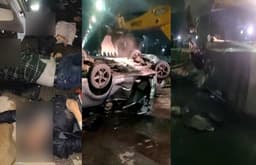 हिंडन नहर में जा गिरी अनियंत्रित कार, तीन दोस्तों की हुई मौत