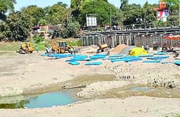 नदी भरने रामपुरा जलाशय से छोड़ा 2.25 एमसीएम पानी
