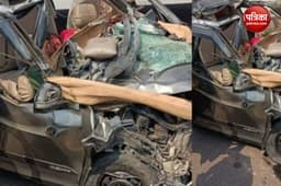 पूर्वांचल एक्सप्रेस-वे पर डंपर में पीछे से घुसी कार, पांच लोगों की दर्दनाक मौत