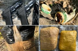 Jammu Kashmir: आतंकी ठिकाने का भंडाफोड़, भारी मात्रा में अवैध हथियार और गोला-बारूद बरामद